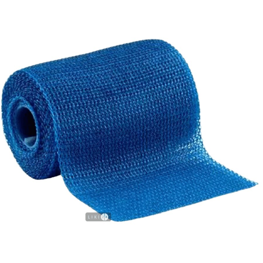 Напівжорсткий іммобілізуючий полімерний бинт 3М Soft Cast синій, 2,5 см х 1,8 м: ціни та характеристики