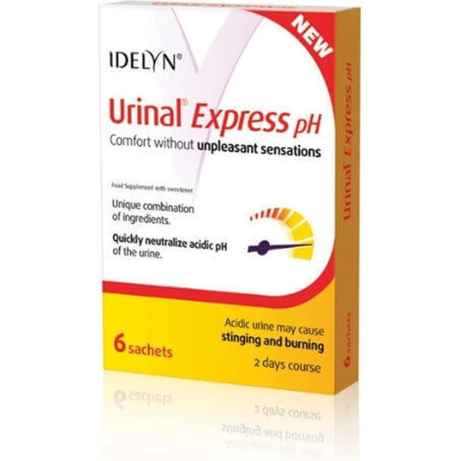 Walmark Urinal Express Urinal pH Special Dietary Supplement 6 пакетиков: цены и характеристики
