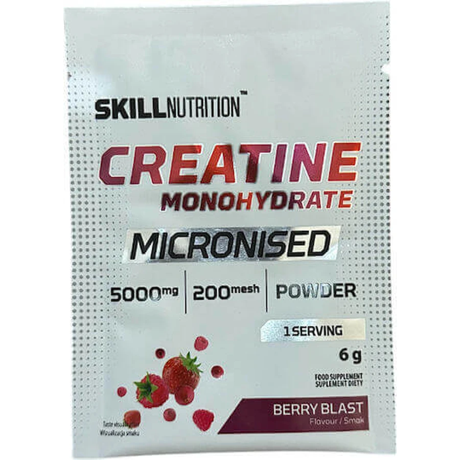 Skill Nutrition Micronised Creatine Monohydrate Berry Burst 6gr: ціни та характеристики