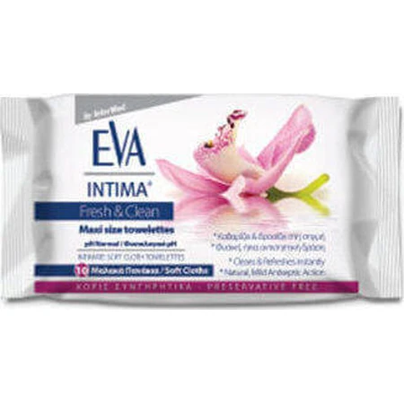 InterMed Eva Intima Intima Fresh & Clean Wipes 10pcs: цены и характеристики