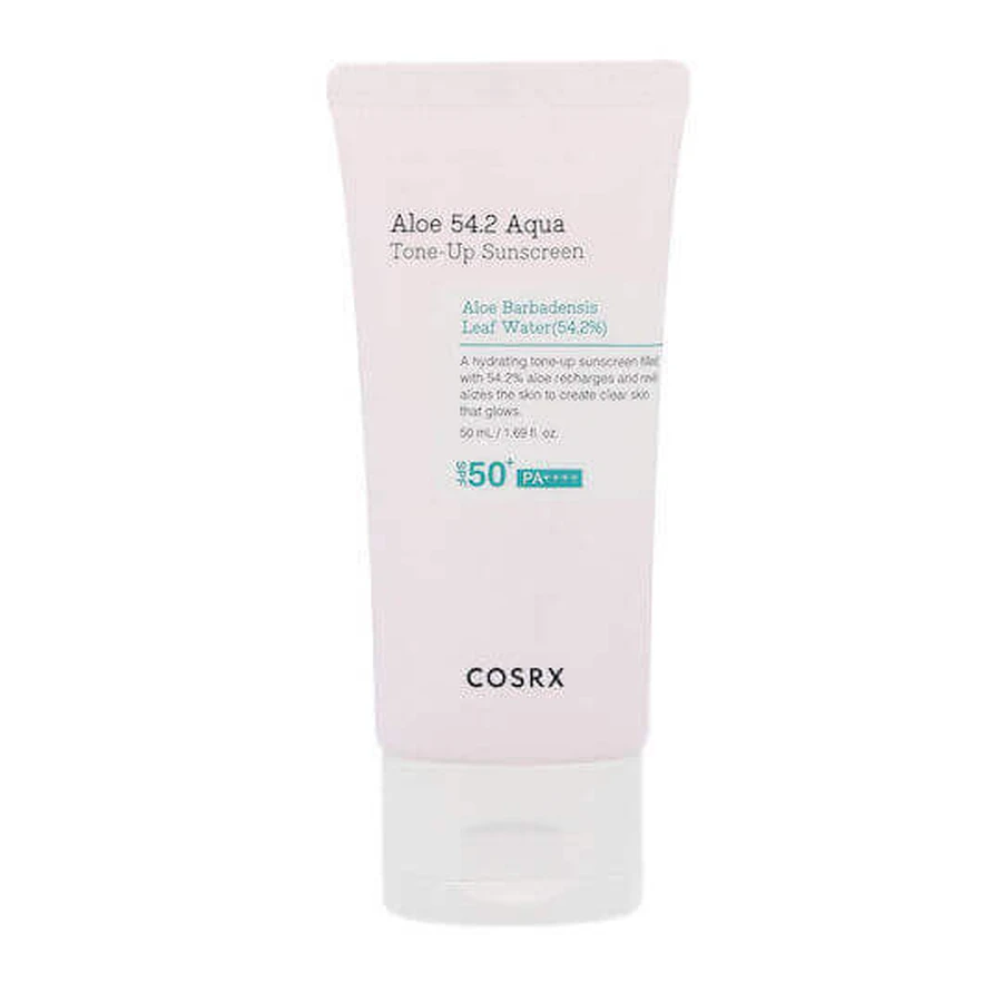 Cosrx Aloe Aloe 54.2 Aqua Tone-Up Сонцезахисний крем для обличчя (SPF)50 з пігментом 50 мл: ціни та характеристики