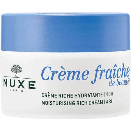 Nuxe Creme Fraiche De Beaute Зволожуючий багатий 24-годинний зволожуючий крем для обличчя 50 мл: ціни та характеристики