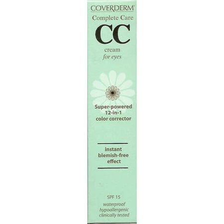 Coverderm Complete Care CC CC SPF15 Мягкий коричневый увлажняющий крем для век с SPF15 против морщин для осветления 15 мл: цены и характеристики