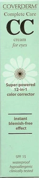Coverderm Complete Care CC CC SPF15 Мягкий коричневый увлажняющий крем для век с SPF15 против морщин для осветления 15 мл