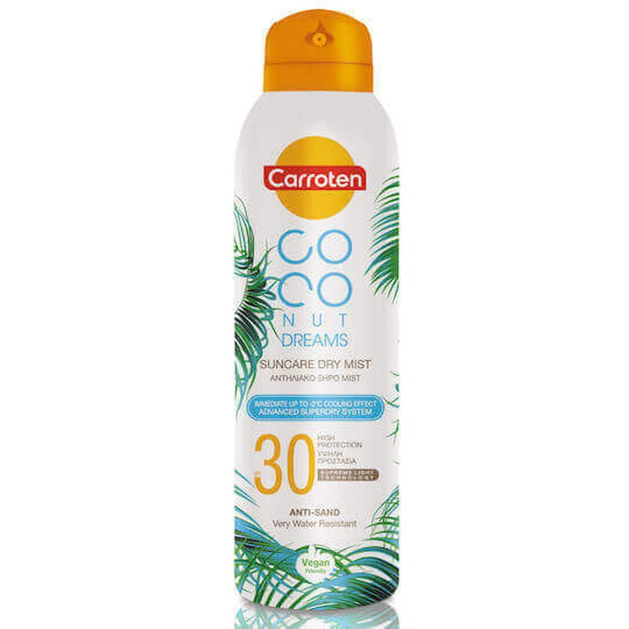 Carroten Coconut Coconut Dry Body Sun Protection Mist SPF30 200 мл: цены и характеристики
