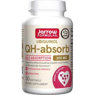 Jarrow Formulas Ubiquinol QH Absorb 200 мг 30 м'яких гелів