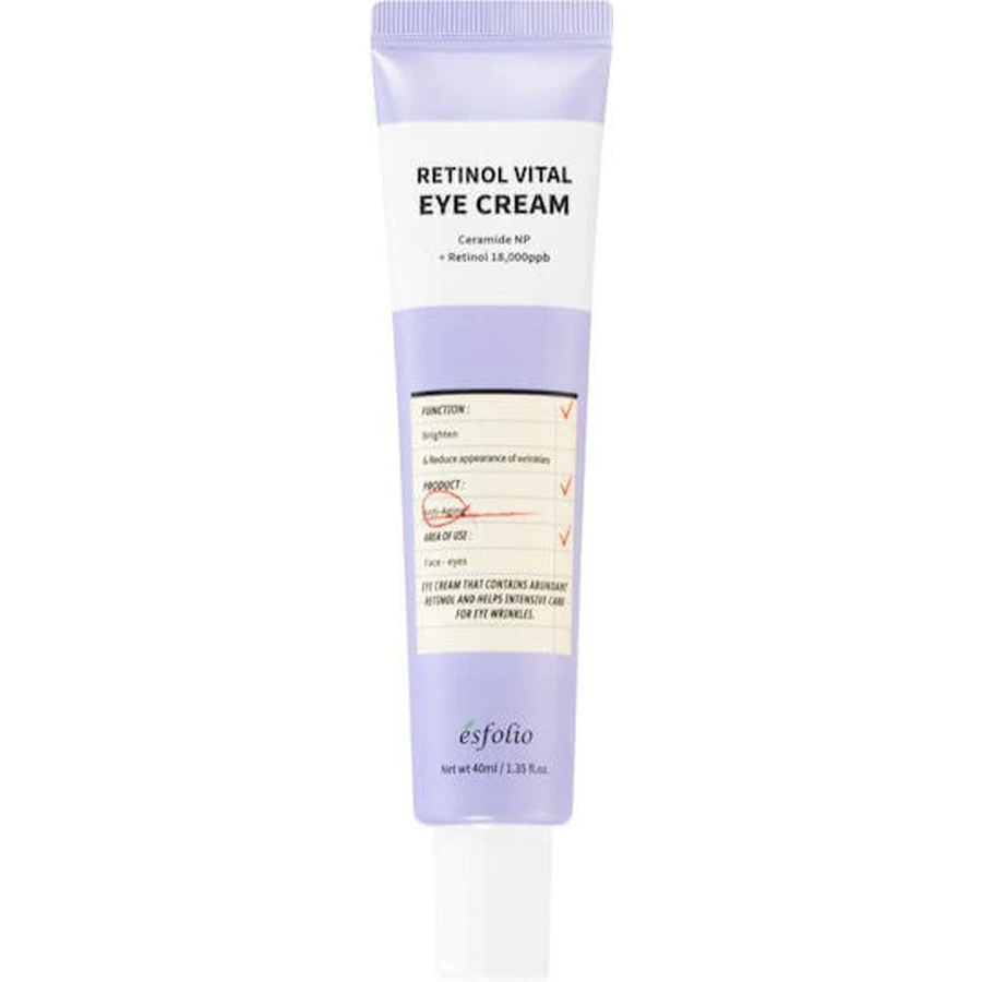 Esfolio Retinol Vital Зволожуючий крем для повік з ретинолом 40мл: ціни та характеристики