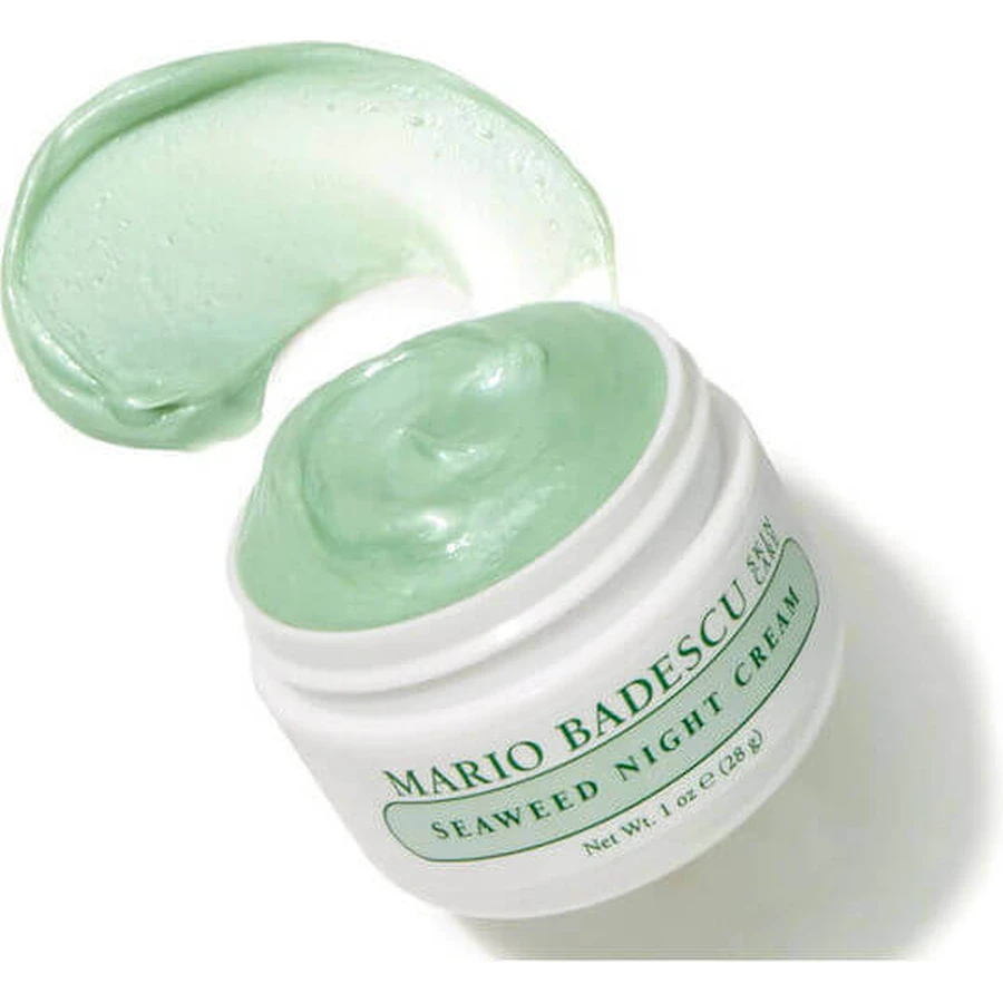 Нічний зволожуючий крем для обличчя з морськими водоростями Mario Badescu з гіалуроновою кислотою та колагеном 28 мл: ціни та характеристики