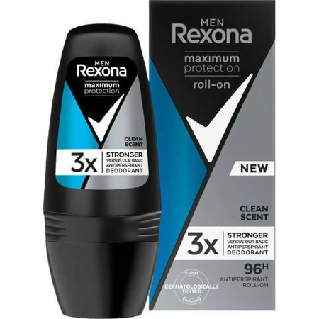 Дезодорант Rexona Чоловічий максимальний захист Чистий аромат 96 год Дезодорант 96 год Роликовий 50 мл: ціни та характеристики