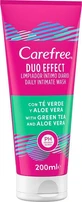Щоденний гель для інтимної гігієни CareFree Duo Effect із зеленим чаєм та алое вера 200 мл