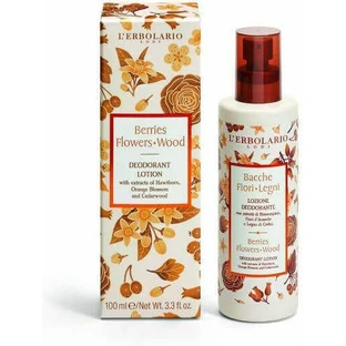 L' Erbolario Berries Berries Flowers Wood Deodorant Lotion Deodorant Spray Aluminium Free 100ml