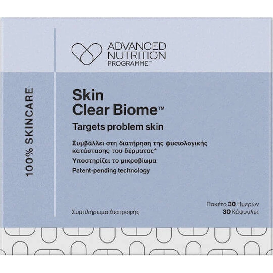 Програма поглибленого харчування Skin Clear Biome Спеціальна дієтична добавка Спеціальна 30 капс.: ціни та характеристики