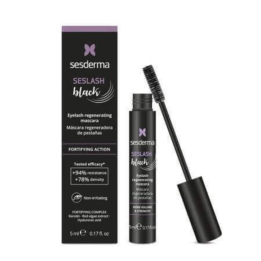 Регенеруюча туш для вій SesLash, чорна, 5 мл, Sesderma: ціни та характеристики