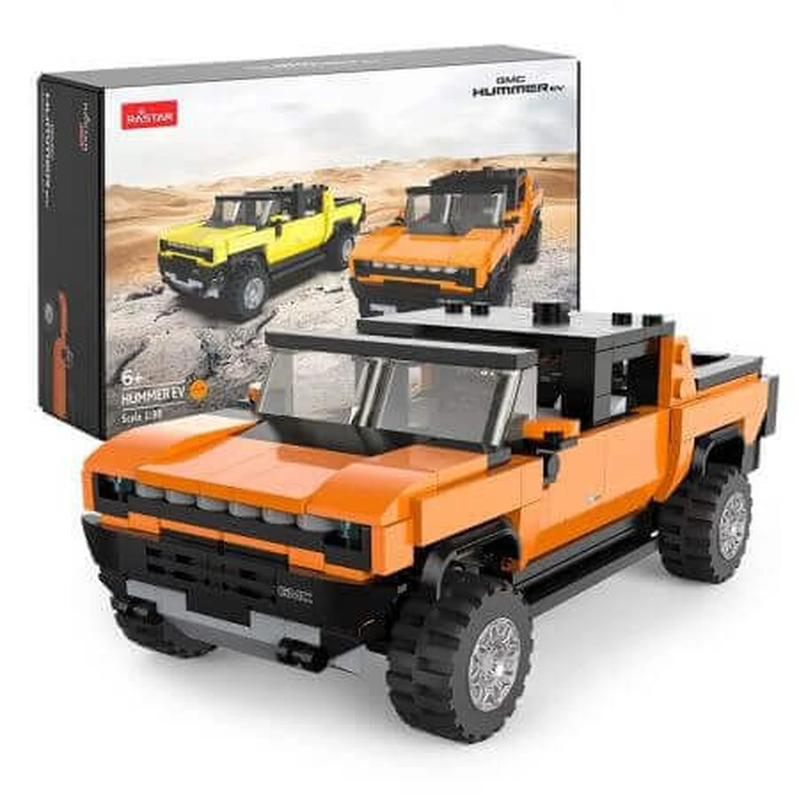 Строящийся автомобиль, масштаб 1:30, Hummer EV, 6 лет+, 431 деталь, Rastar: цены и характеристики