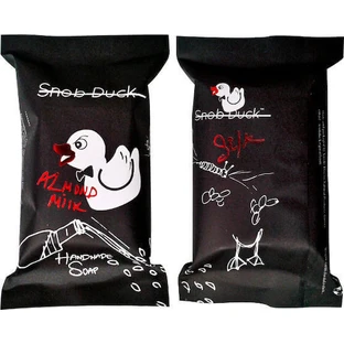 Snob Duck Мыло ручной работы Миндальное молоко Шелковое мыло для тела 100 гр.