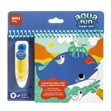 Книжка-раскраска Aqua Fun Magic, Морские животные, 3 года+, Apli Kids