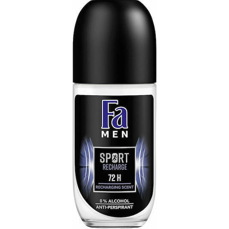 Дезодорант Fa Men Sport Recharge 72h Дезодорант 72h Роликовий 50мл: ціни та характеристики
