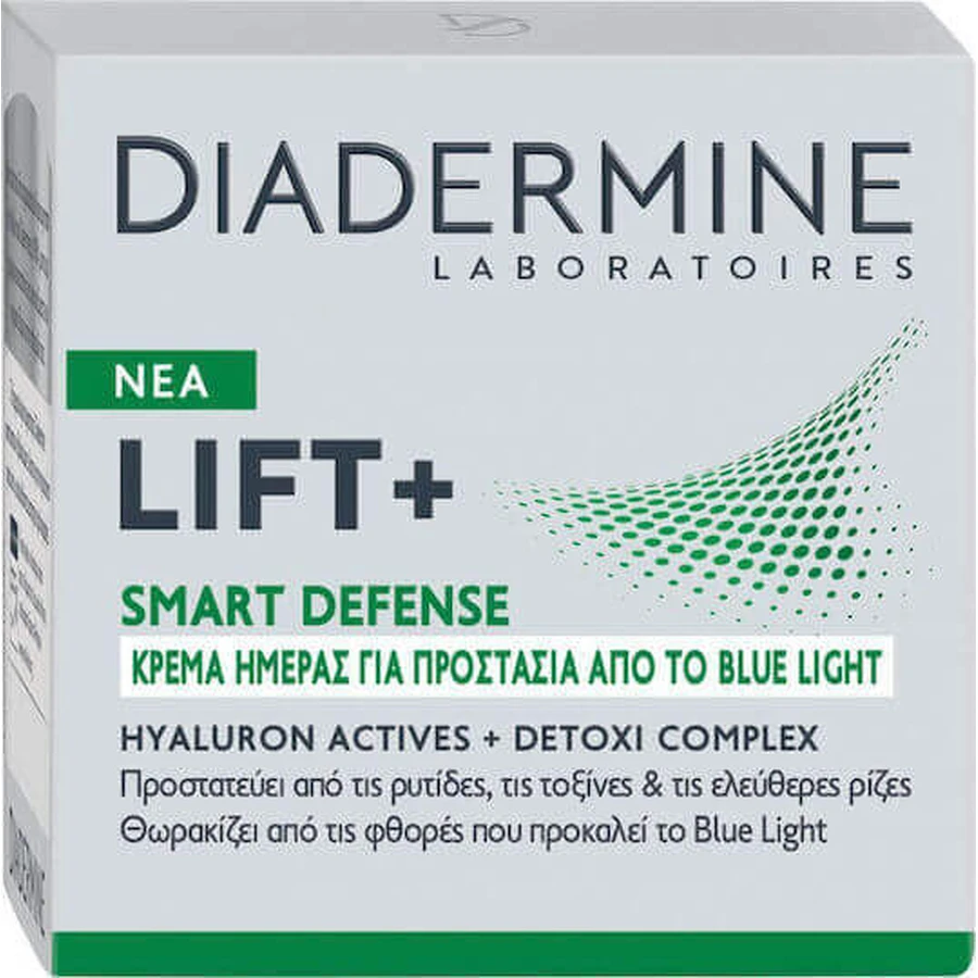Diadermine Lift+ Smart Defence Легкий зволожуючий, омолоджуючий і тонізуючий денний крем для обличчя 50 мл: ціни та характеристики