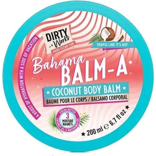 Dirty Works Bahama Balm-A Зволожуючий бальзам для тіла з ароматом кокоса для сухої шкіри 200 мл