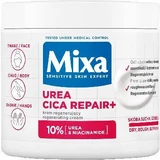 Mixa Urea Cica Repair+ Regenerating Cream Face Hands Body 400ml