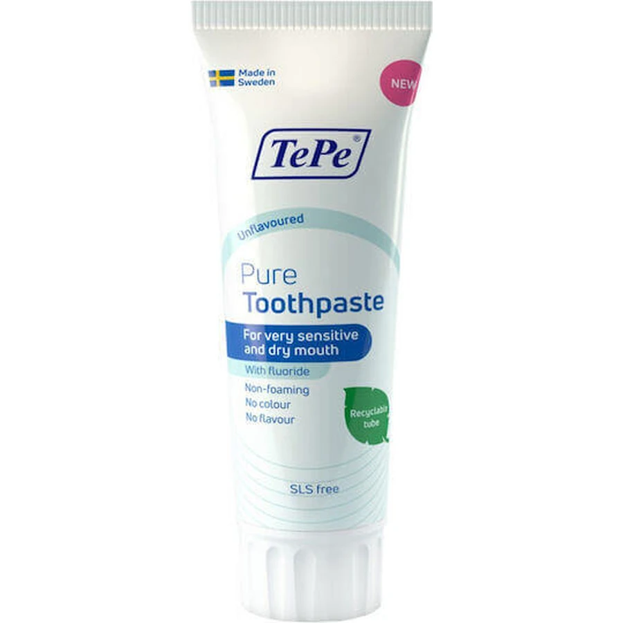 TePe Pure Зубна паста для чутливих зубів 75мл: ціни та характеристики