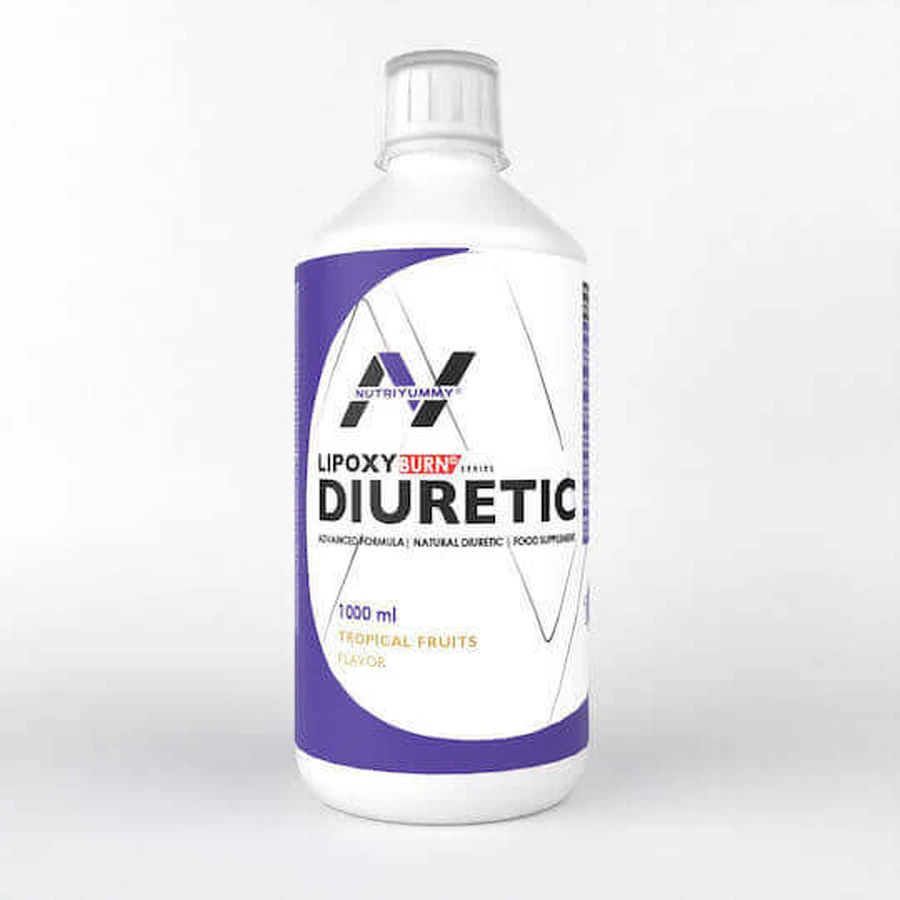 Nutriyummy Lipoxyburn Мочегонное средство со вкусом тропических фруктов 1000 мл: цены и характеристики