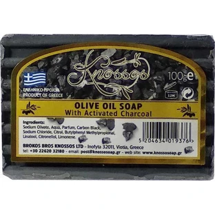 Knossos Soap Мыло с активированным углем для тела 100 гр.