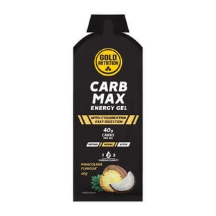 Энергетический гель со вкусом пина колады Carb max, 60 г, Gold Nutrition