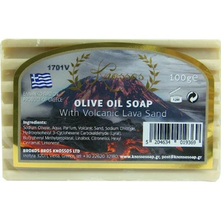 Knossos Soap Volcanic Lava Sand Body Soap Bar 100gr