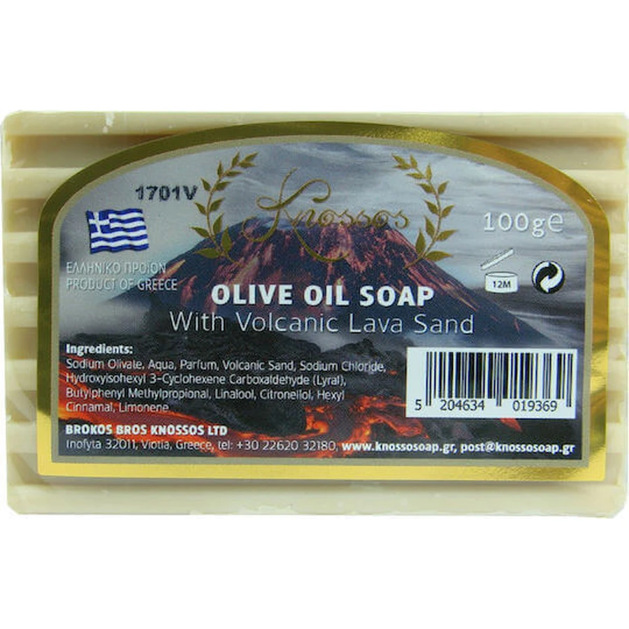 Knossos Soap Volcanic Lava Sand Body Soap Bar 100gr: цены и характеристики
