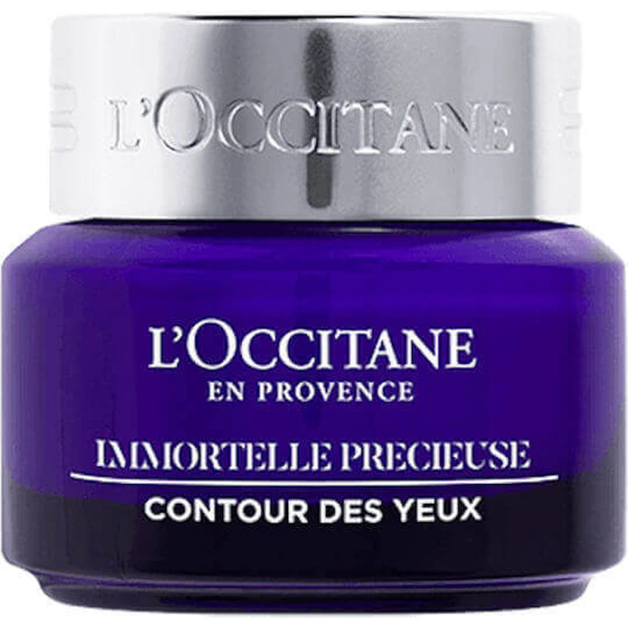 L'Occitane Immortelle Дорогоцінний зволожуючий бальзам для шкіри навколо очей з гіалуроновою кислотою 15 мл: ціни та характеристики