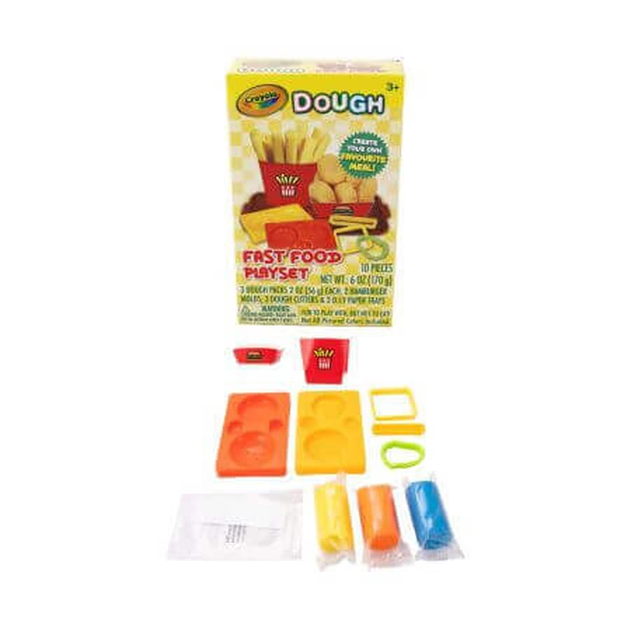Набор пластилина и аксессуары Crayola, Фастфуд, 3 года+, Crayola: цены и характеристики