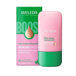 Антивікова сироватка-краплі Slow Ageing Astaxanthin Booster Drops, 30 мл, Weleda