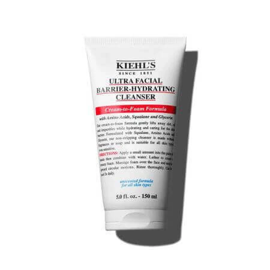 Пінка для вмивання обличчя Barrier Hydrating Ultra Facial Cleansing, 150 мл, Kiehl's: ціни та характеристики