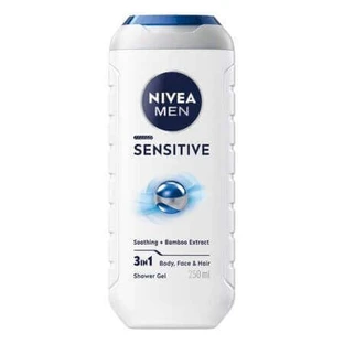 Чувствительный гель для душа, 250 мл, Nivea Men