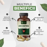 UriControl: пищевая добавка для лечения частого мочеиспускания, 60 капсул, Health Fang