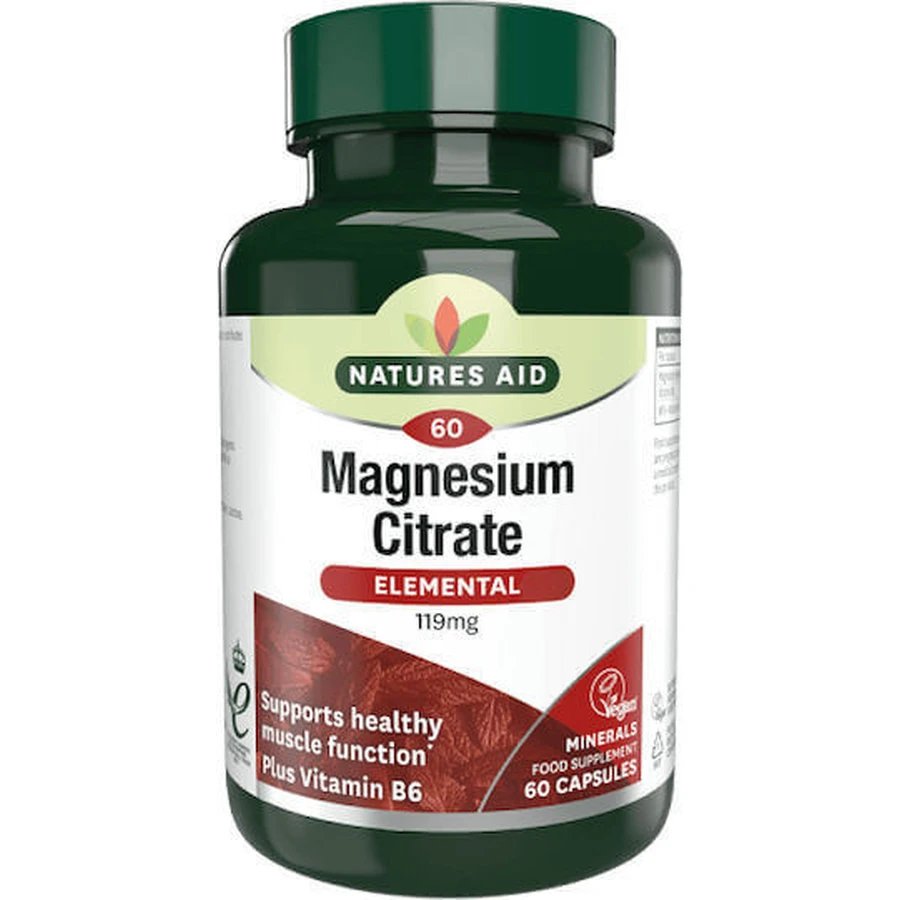 Natures Aid Цитрат магния 750 мг 60 капсул: цены и характеристики