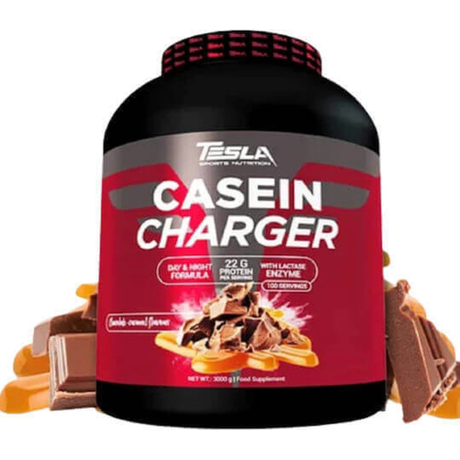 Tesla Casein Charger без глютену зі смаком шоколадної карамелі 3 кг: ціни та характеристики