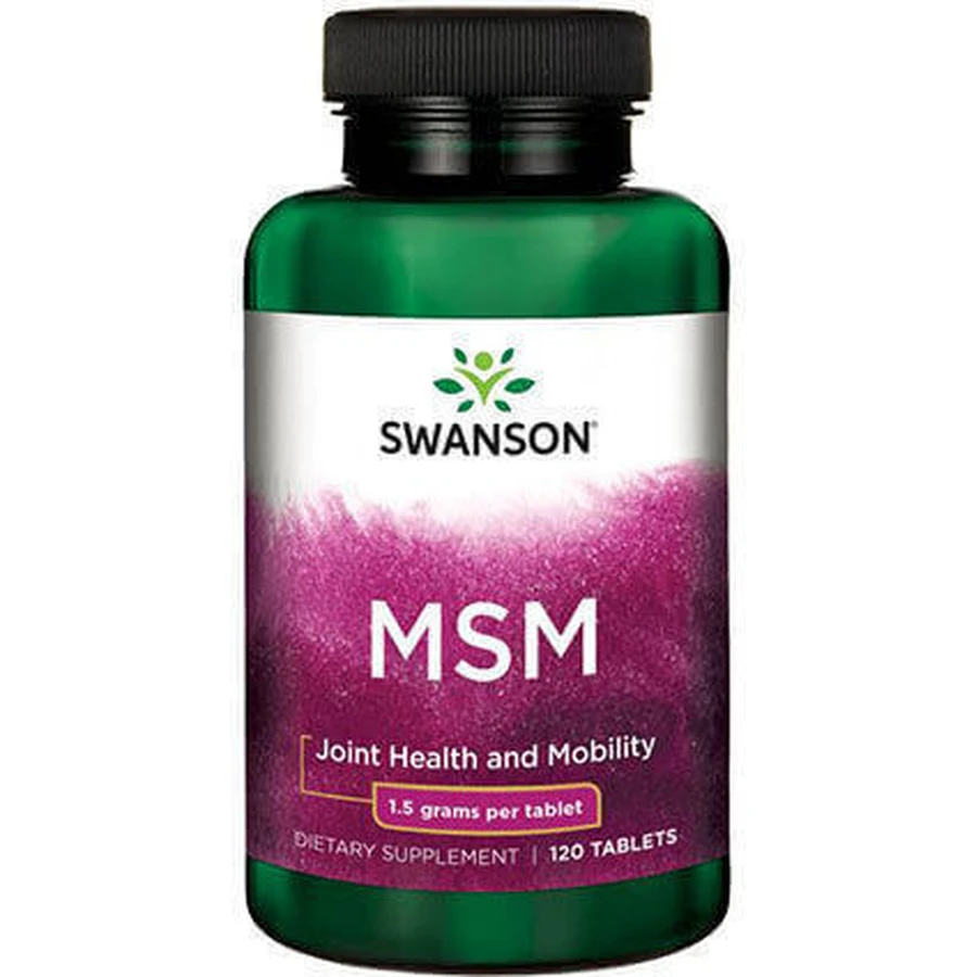 Swanson MSM 1500mg Joint & Bone Health Supplement 120 tabs: цены и характеристики
