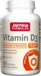 Jarrow Formulas Вітамін D3 Вітамін для підтримки імунітету та здоров'я яєць 5000iu 125мкг 100 м'яких гелів