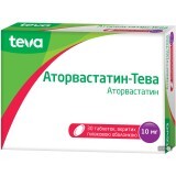Аторвастатин-Тева табл. п/плен. оболочкой 10 мг №30