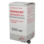 Алексан р-р д/ин. и инф. 500 мг фл. 10 мл: цены и характеристики