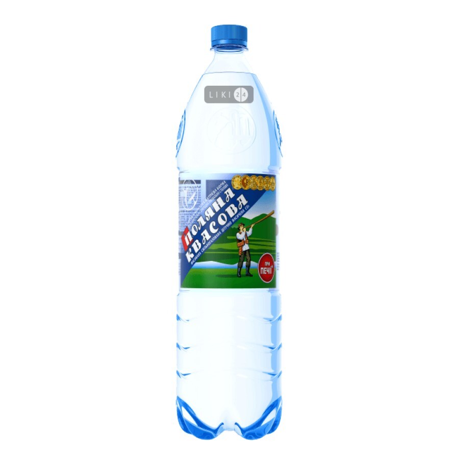 Вода минеральная Поляна Квасова лечебно-столовая 1.5 л бутылка П/Э: цены и характеристики