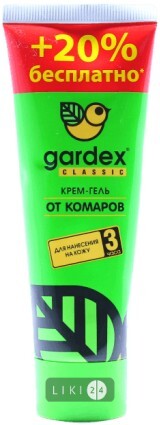 Крем-гель Gardex Classic от комаров 60 мл
