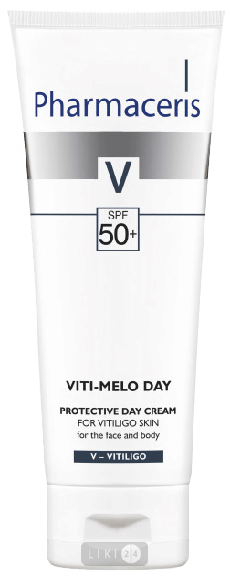 

Крем для обличчя Pharmaceris V Vity-Melo Захисний денний для шкіри обличчя і тіла з вітіліго та гіперпігментацією, 75 мл, 75 мл