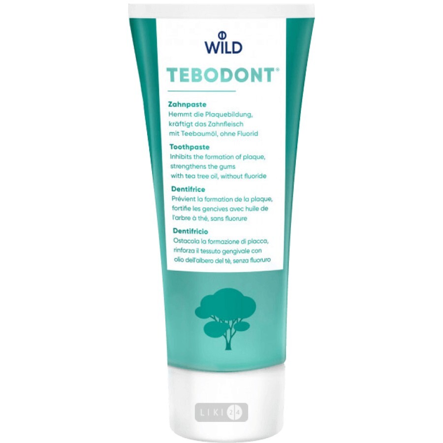Зубная паста Dr. Wild Tebodont, 75 мл: цены и характеристики