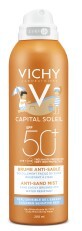 Солнцезащитный водостойкий спрей Vichy Capital Soleil с технологией &#171;Анти-Песок&#187; для чувствительной кожи детей SPF50+ 200 мл