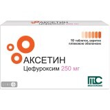 Аксетин табл. п/плен. оболочкой 250 мг блистер №10
