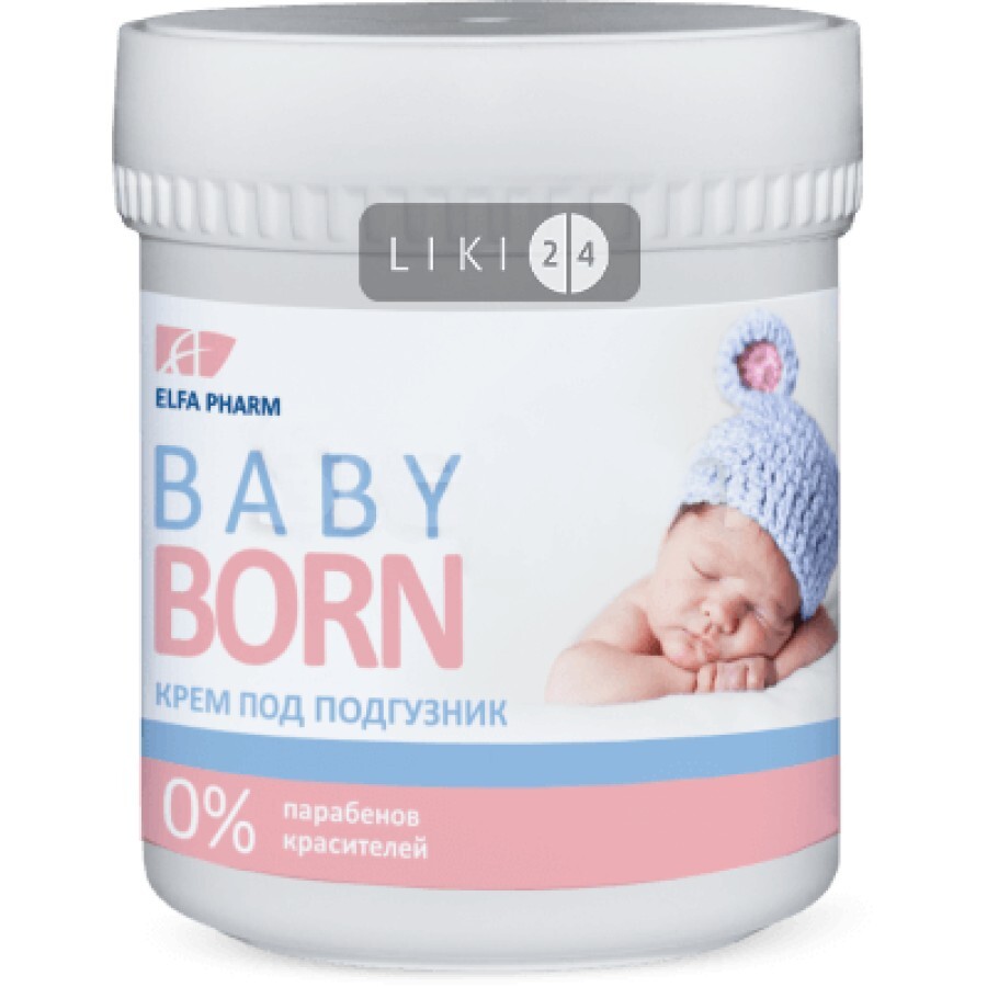Детский крем Elfa Pharm Babyborn защитный под подгузник, 100 мл: цены и характеристики