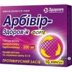 Арбивир-Здоровье Форте капс. 200 мг блистер №10: цены и характеристики
